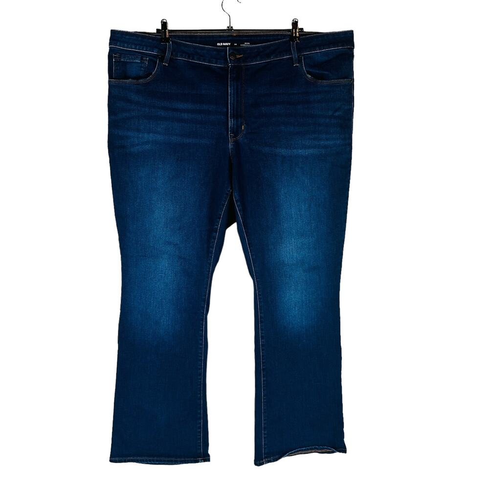 Old Navy Womans Plus Sz 24 Jeans Kicker Boot Cut‎ Stretch Denim Mid Rise Pockets